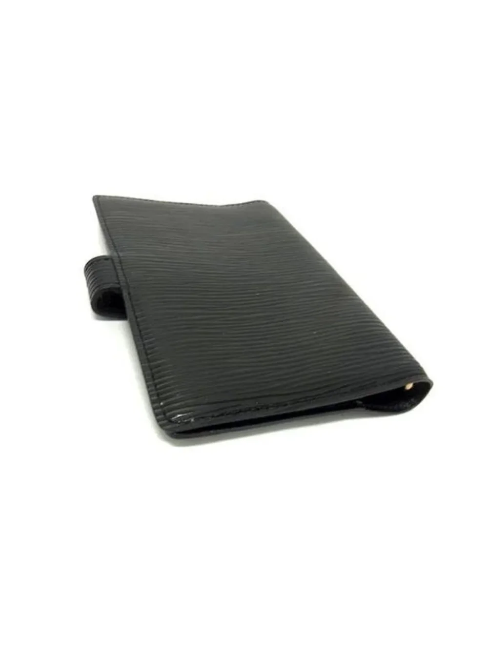 Louis Vuitton Notebook Cover Agenda PM Noir Black Epi 6